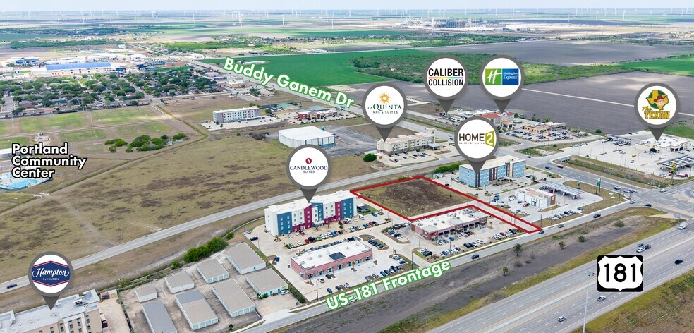 US-181 Hwy Frontage, Portland, TX à vendre - Photo de l’immeuble – Image 2 sur 7