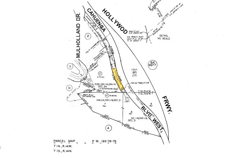 2801 Cahuenga Blvd W, Los Angeles, CA à louer - Plan cadastral – Image 3 sur 3