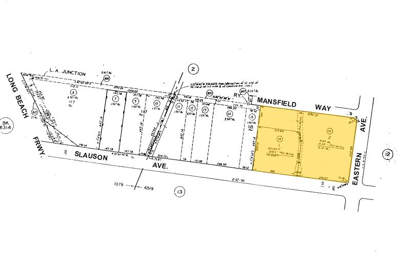 5601 E Slauson Ave, Los Angeles, CA à louer - Plan cadastral – Image 2 sur 3