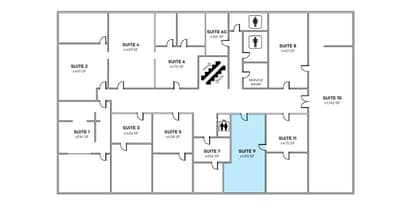 7918-7924 Ivanhoe Ave, La Jolla, CA à louer Plan d’étage– Image 2 sur 2