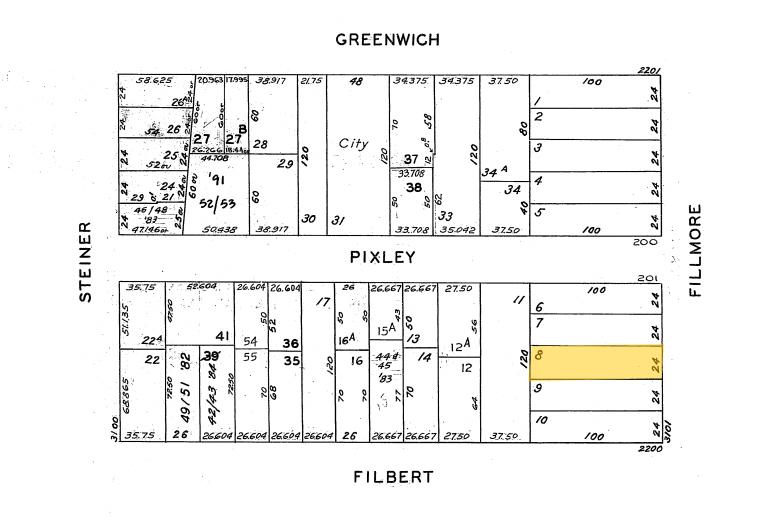 3115-3119 Fillmore St, San Francisco, CA à louer - Plan cadastral – Image 3 sur 15
