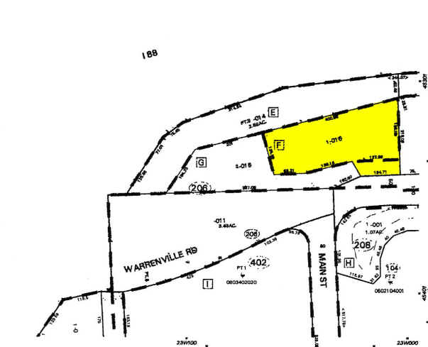 1050 Warrenville Rd, Lisle, IL à vendre - Plan cadastral – Image 2 sur 19