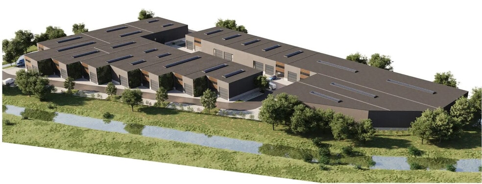 Industriel/Logistique dans Cappelle-la-Grande à vendre - Aérien – Image 1 sur 5