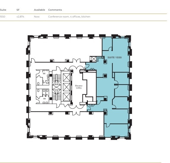 100 Bush St, San Francisco, CA à louer Plan d’étage– Image 1 sur 1