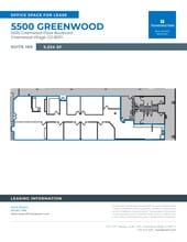 5500 Greenwood Plaza Blvd, Englewood, CO à louer Plan de site– Image 1 sur 1