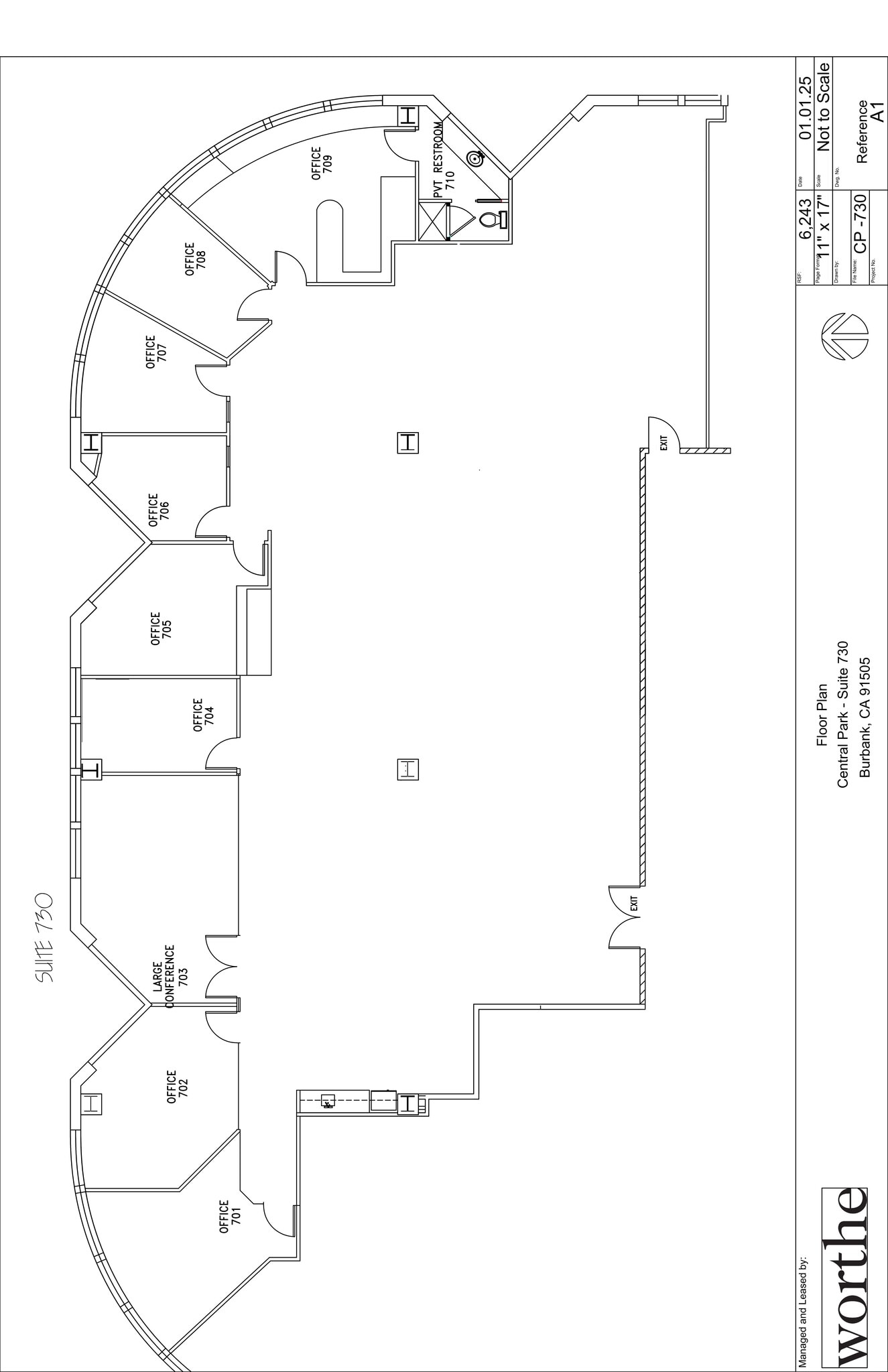 3500 W Olive Ave, Burbank, CA à louer Plan de site– Image 1 sur 1