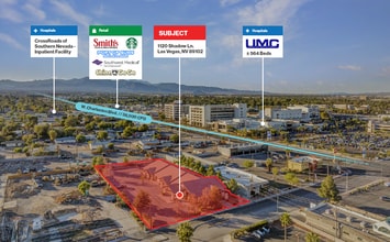 1120 Shadow Ln, Las Vegas, NV - VUE AÉRIENNE  vue de carte - Image1