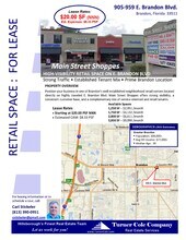 905-959 E Brandon Blvd, Brandon, FL à louer Autre– Image 1 sur 2