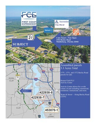 Plus de détails pour 1570-1574 Baxley Rd, Middleburg, FL - Terrain à vendre