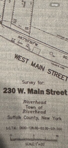 230 W Main St, Riverhead, NY à vendre - Plan cadastral – Image 2 sur 3