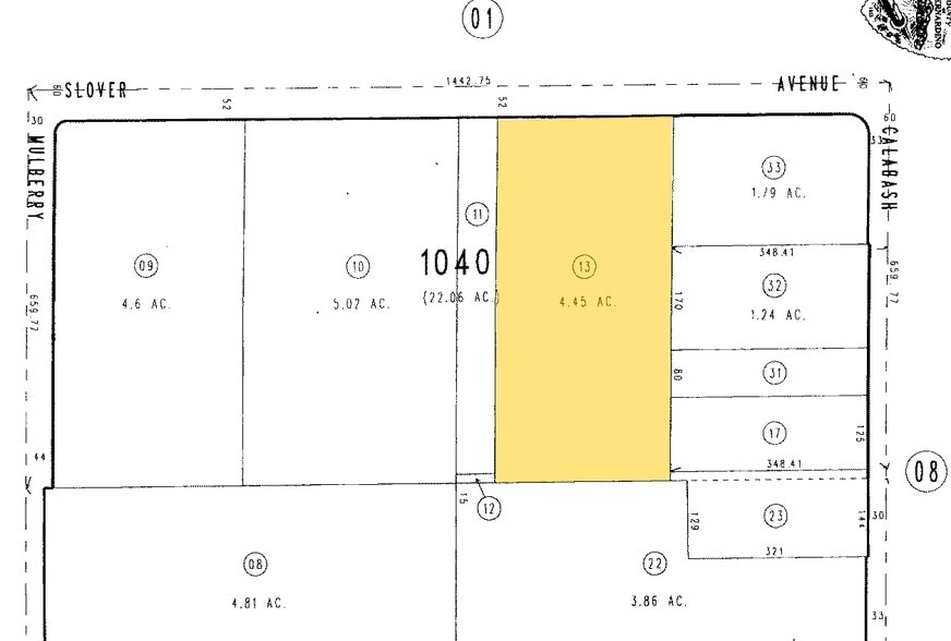 13831 Slover Ave, Fontana, CA à louer - Plan cadastral – Image 3 sur 3
