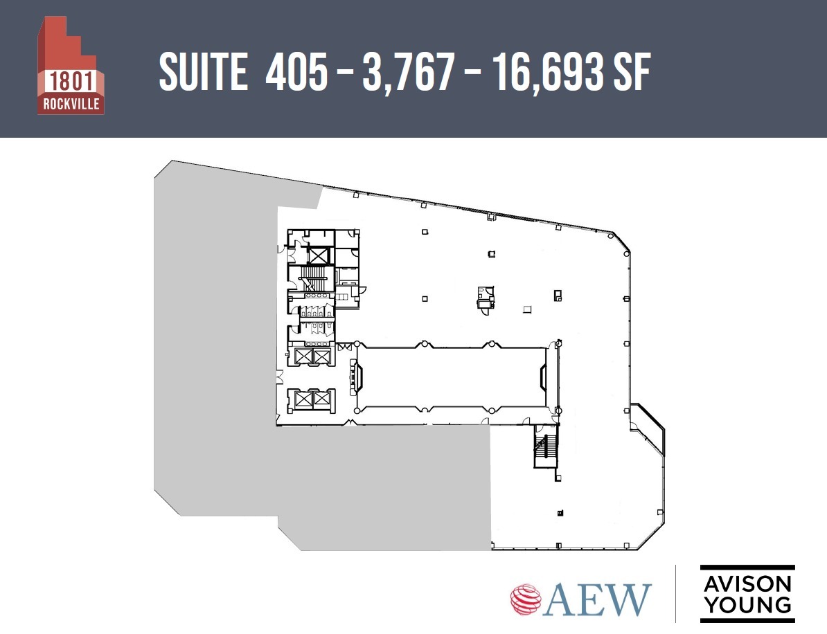 1801 Rockville Pike, Rockville, MD à louer Plan d’étage– Image 1 sur 1