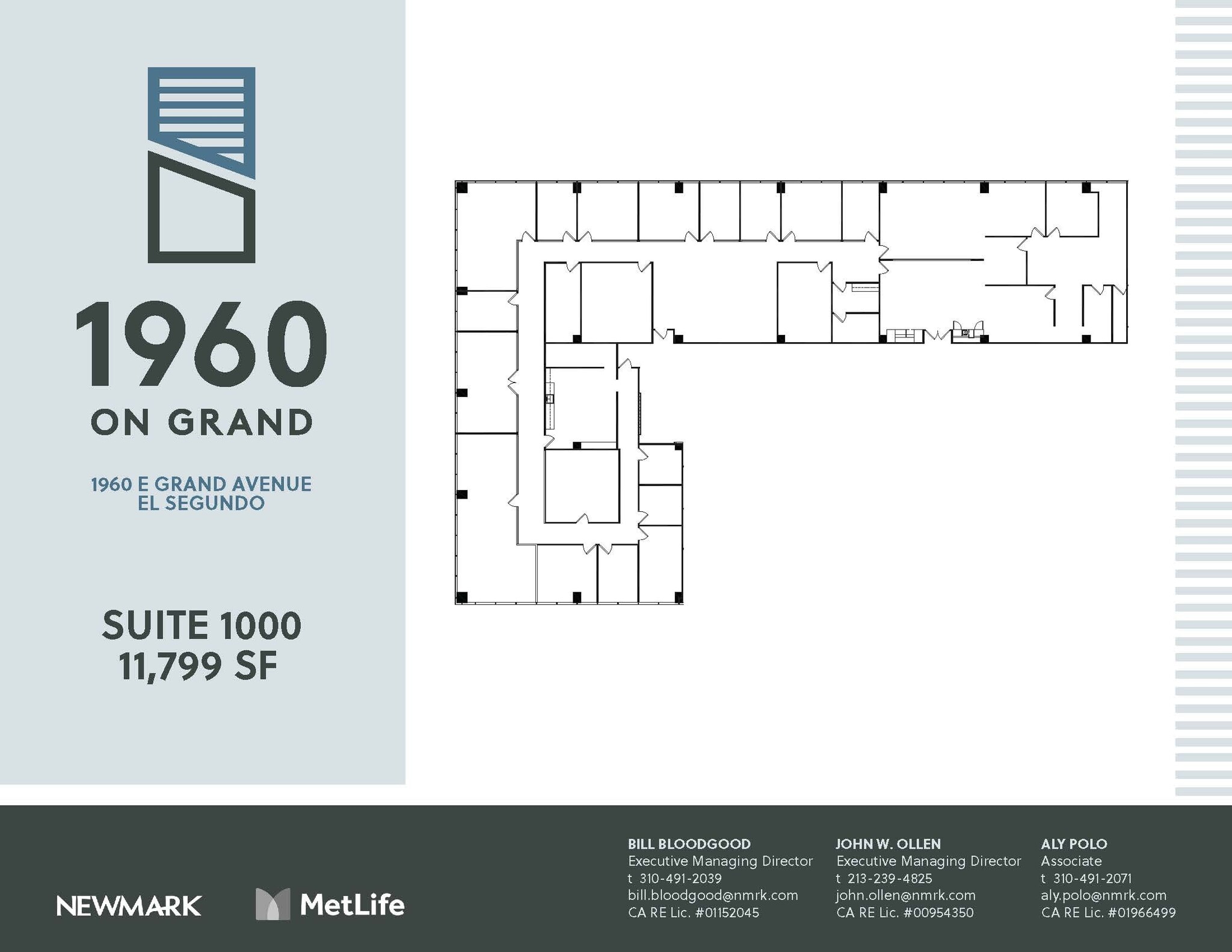 1960 E Grand Ave, El Segundo, CA à louer Plan d’étage– Image 1 sur 1