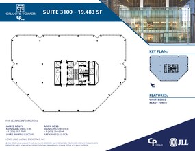 1099 18th St, Denver, CO à louer Plan d’étage– Image 1 sur 1