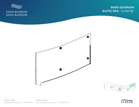 5000 Quorum Dr, Dallas, TX à louer Plan d’étage– Image 1 sur 1