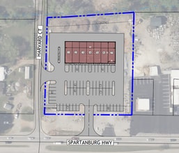 123 Spartanburg Hwy, Lyman, SC à louer Plan de site– Image 2 sur 2