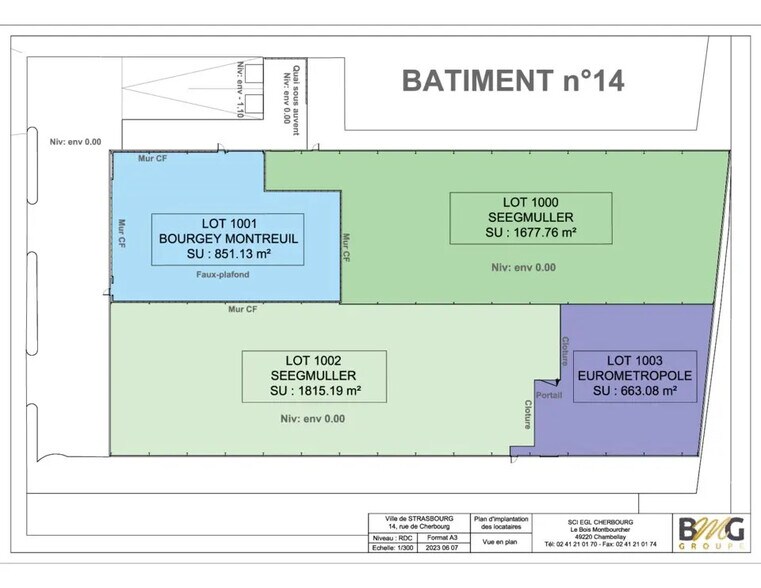 Industriel/Logistique dans Strasbourg à louer - Plan d’étage – Image 2 sur 2