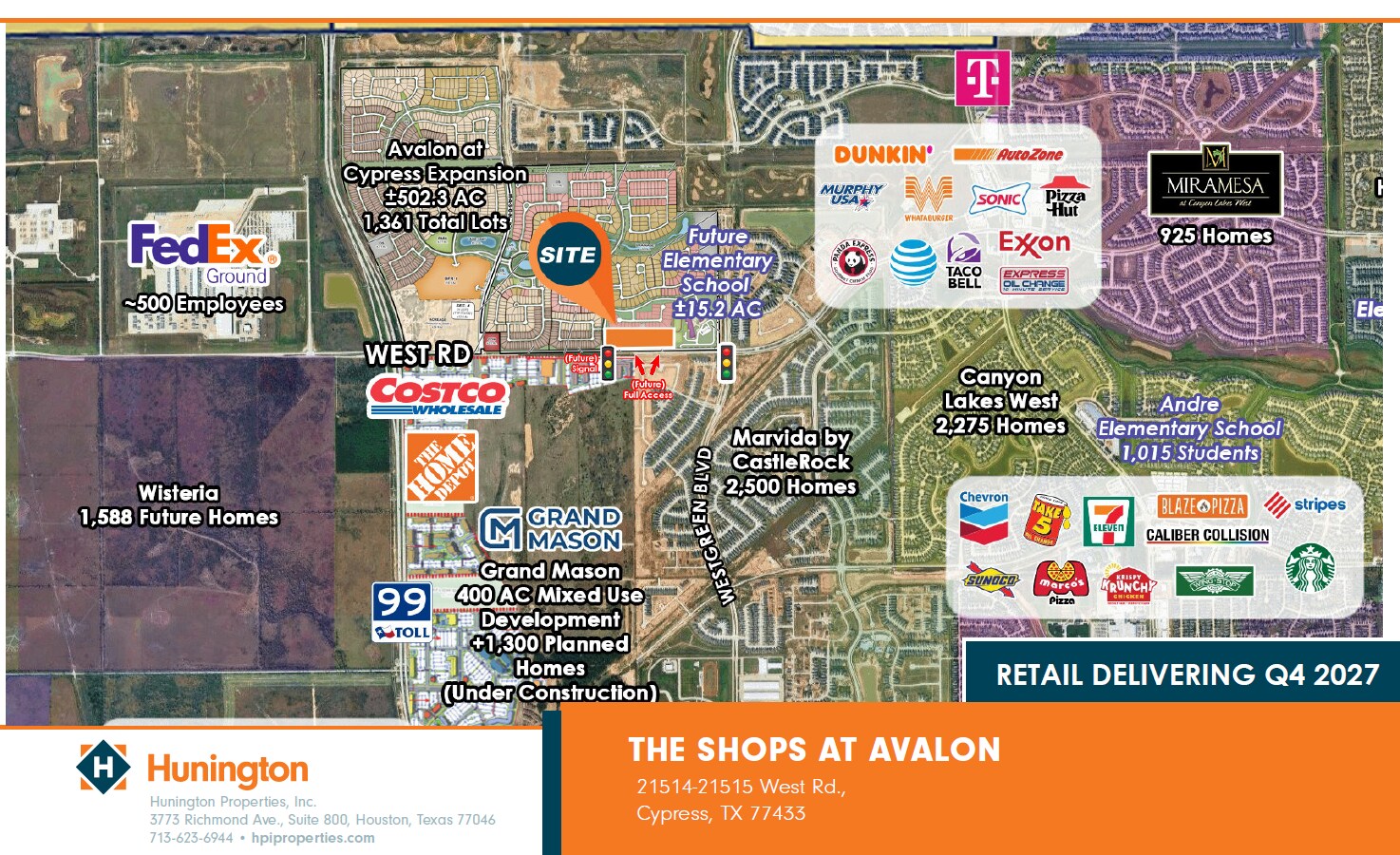 NEC of West Rd and Avalon River Rd, Cypress, TX à louer Photo de l’immeuble– Image 1 sur 2