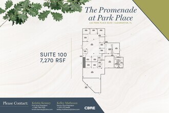 410 Park Place Blvd, Clearwater, FL à louer Plan d’étage– Image 1 sur 1