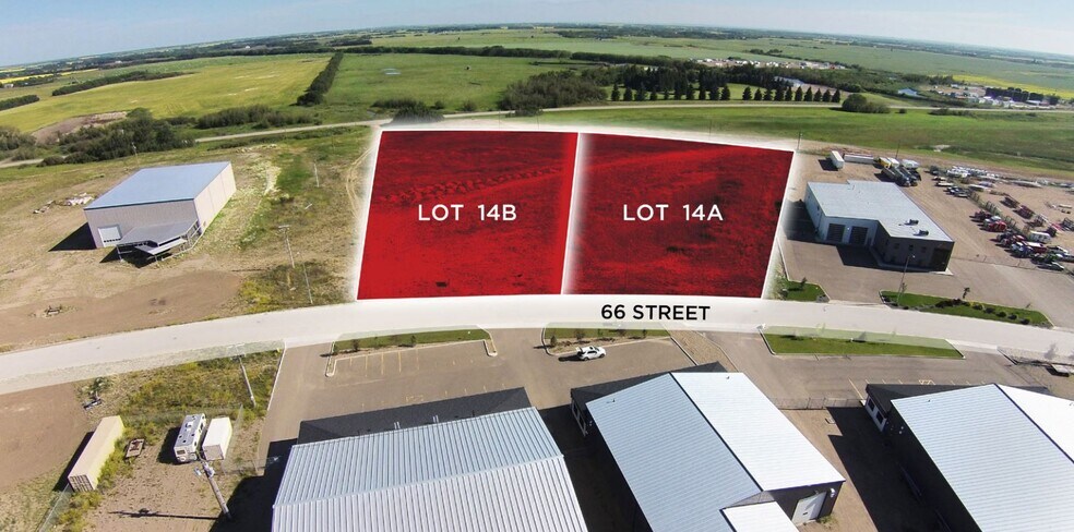 2 63 Av, Lloydminster, AB à vendre - Aérien – Image 2 sur 2