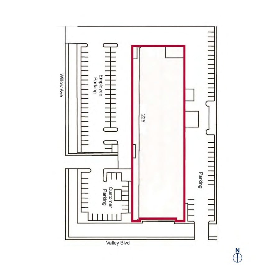 280 W Valley Blvd, Rialto, CA à louer Plan de site– Image 1 sur 1