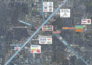 11228 Southwest Fwy, Houston, TX - VUE AÉRIENNE  vue de carte - Image1