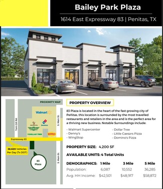 Plus de détails pour 1614 Expressway 83, Penitas, TX - Local commercial à louer