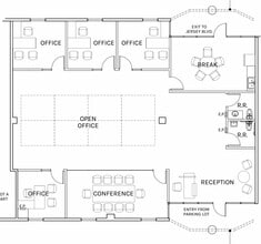 10700 Jersey Blvd, Rancho Cucamonga, CA à louer Plan d’étage– Image 1 sur 2