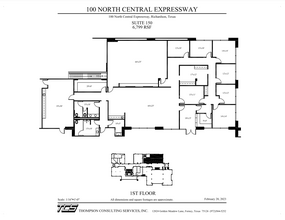 100 N Central Expy, Richardson, TX à louer Plan d’étage– Image 1 sur 1