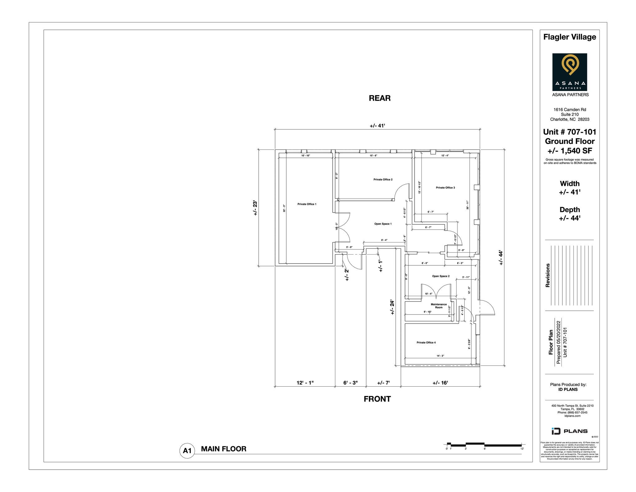 707 NE 3rd Ave, Fort Lauderdale, FL à louer Plan de site– Image 1 sur 1