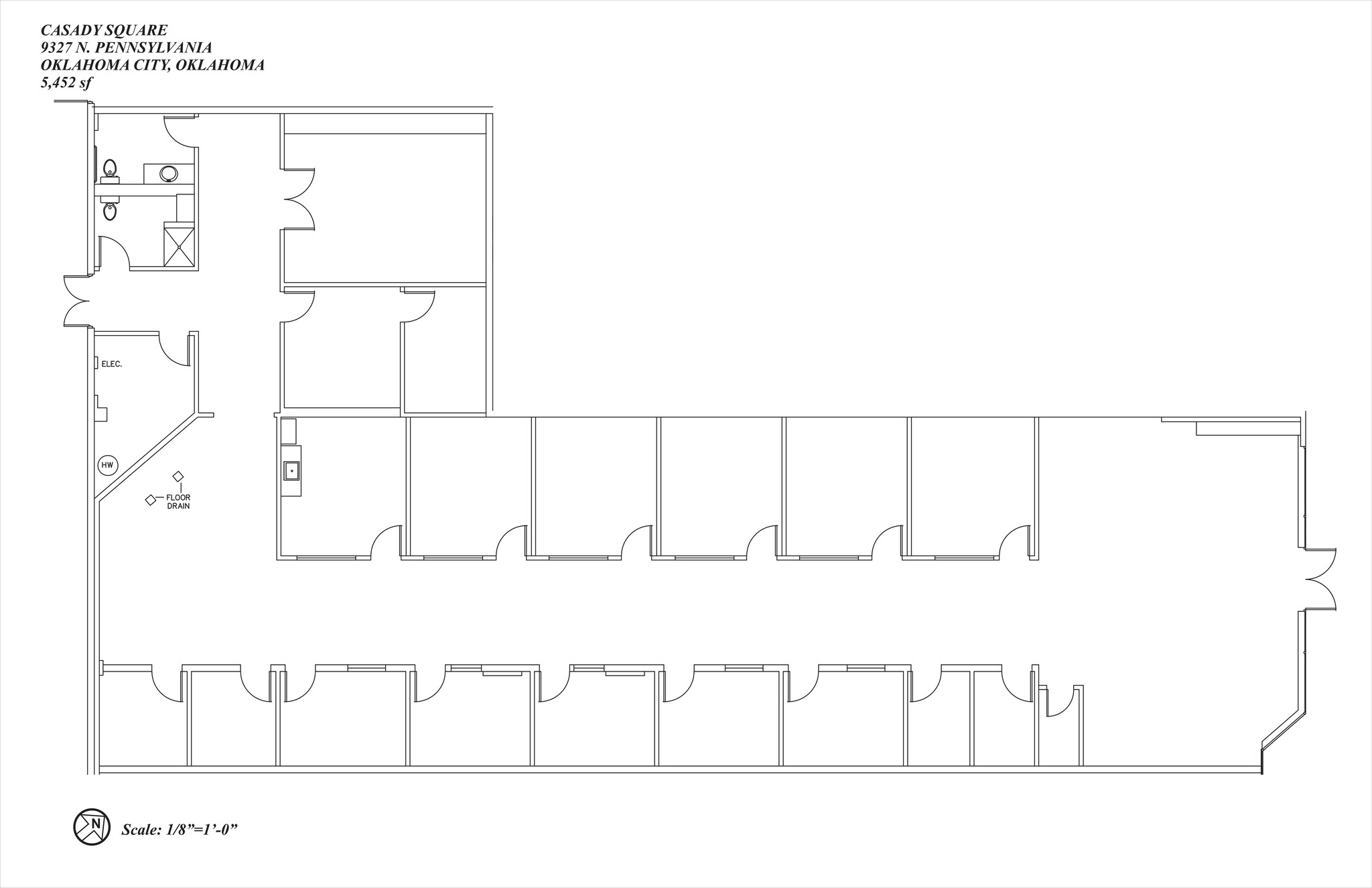 9201 N Pennsylvania Ave, Oklahoma City, OK à louer Plan de site– Image 1 sur 1