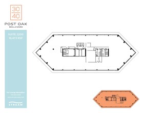 3040 Post Oak Blvd, Houston, TX à louer Plan d’étage– Image 1 sur 1