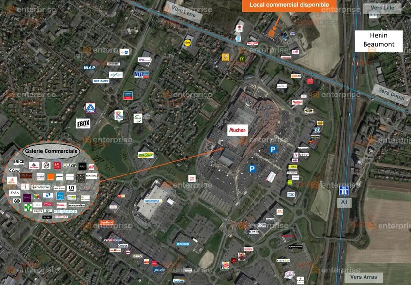 Local commercial dans Hénin-Beaumont à louer - Photo de l’immeuble – Image 2 sur 3