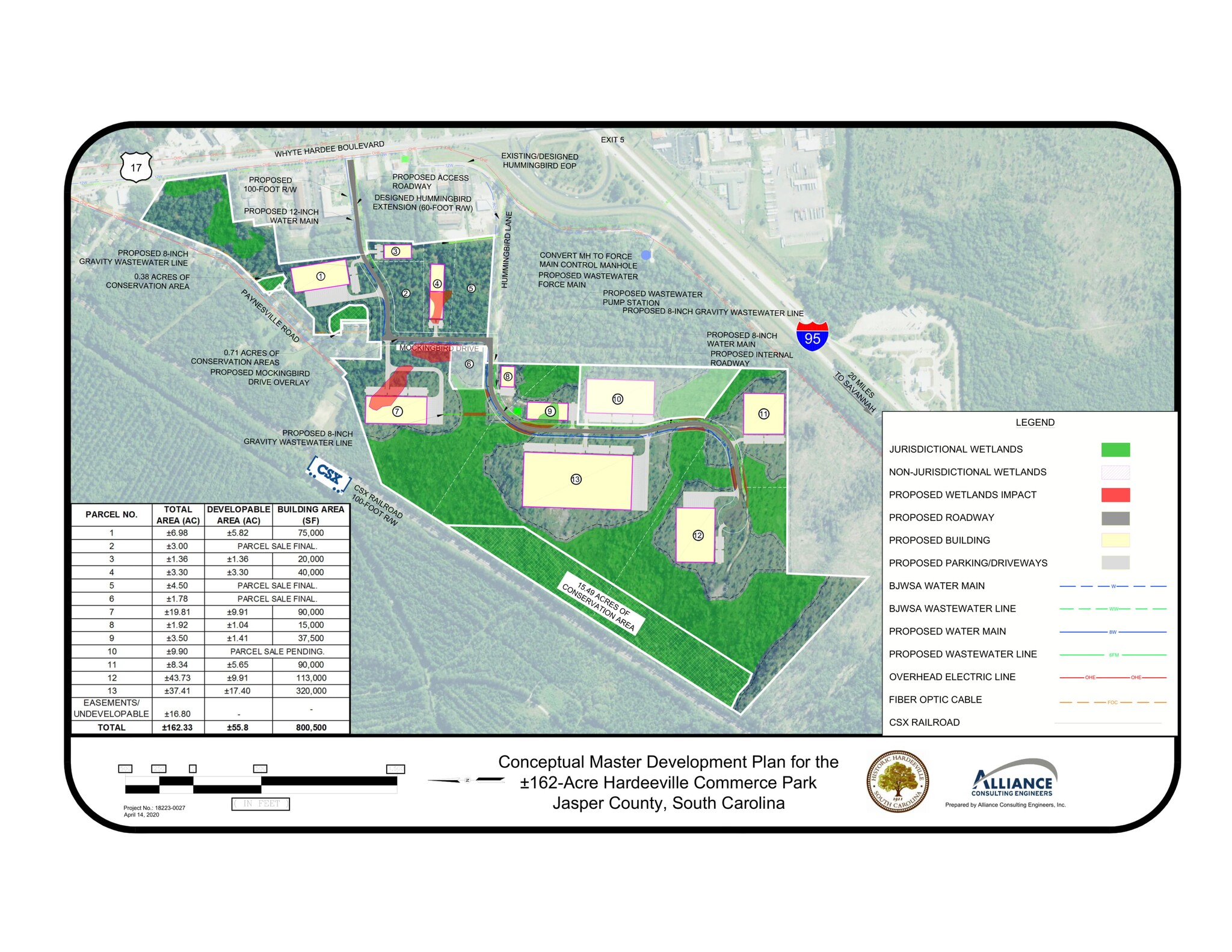 43 Prosper Parkway, Hardeeville, SC à louer Plan de site– Image 1 sur 6