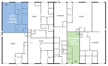 1300 Cornell Pky, Oklahoma City, OK à louer Plan d’étage– Image 2 sur 2