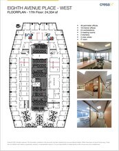 585 8th Ave SW, Calgary, AB à louer Plan d’étage– Image 1 sur 1