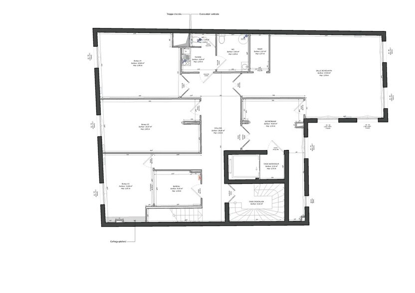 105 Rue Saint-Dominique, Paris à louer - Plan d’étage – Image 3 sur 3