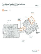 1305 Airport Fwy, Bedford, TX à louer Plan de site– Image 1 sur 2