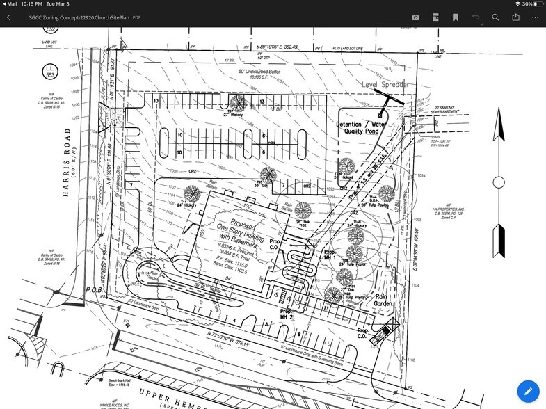 1200 Upper Hembree Rd, Roswell, GA à vendre - Plan de site – Image 2 sur 2
