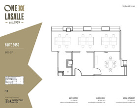 1 N La Salle St, Chicago, IL à louer Plan d’étage– Image 1 sur 1