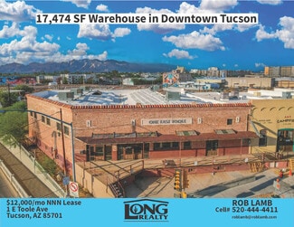 Plus de détails pour 1 E Toole Ave, Tucson, AZ - Local commercial à louer
