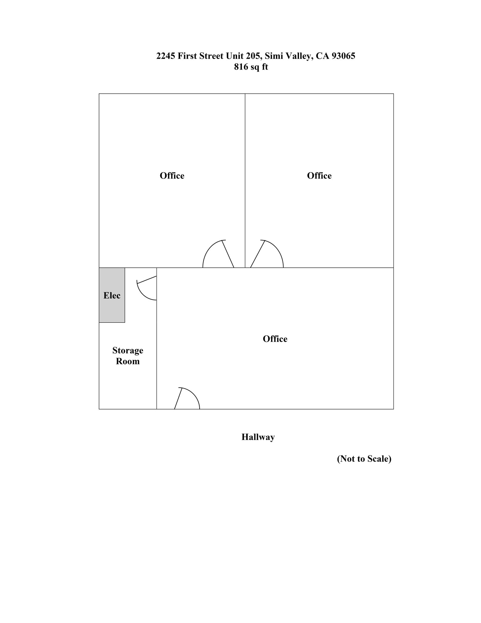 2245 1st St, Simi Valley, CA à louer Plan de site– Image 1 sur 5