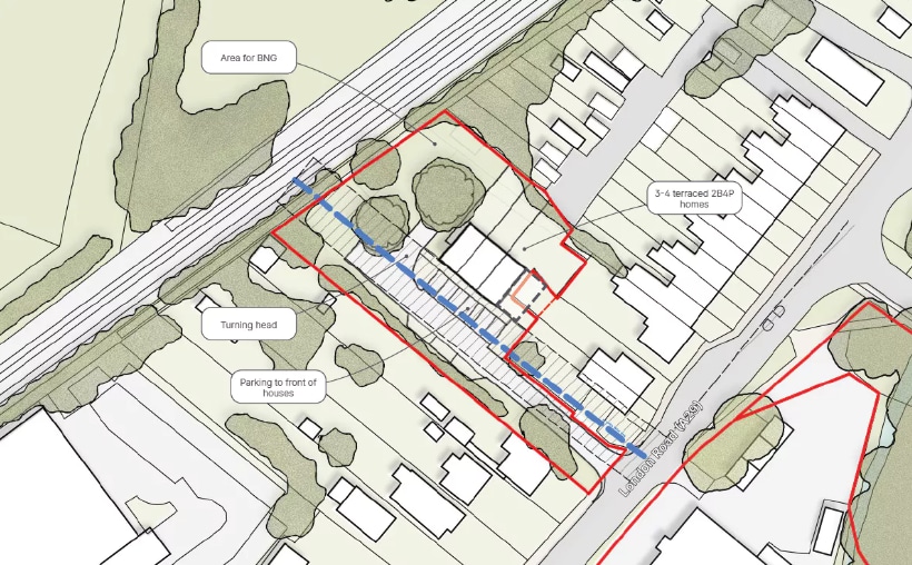 25 London Rd, Pulborough à vendre - Plan de site – Image 2 sur 4