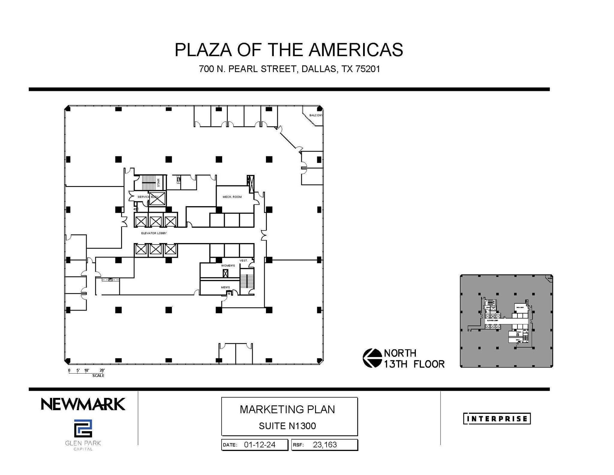 700 N Pearl St, Dallas, TX à louer Plan d’étage– Image 1 sur 1