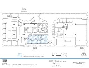 10205 Westheimer Rd, Houston, TX à louer Plan de site– Image 1 sur 2