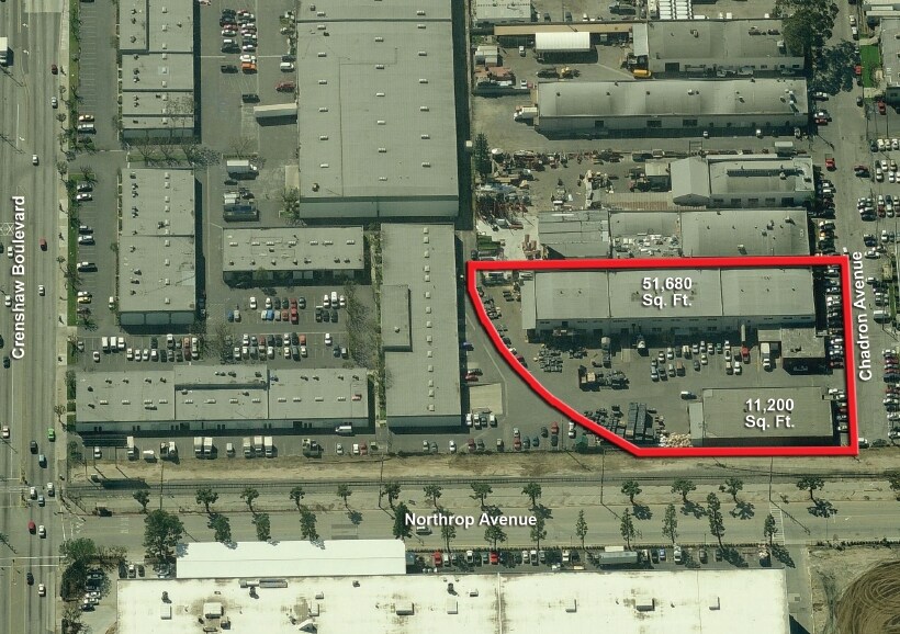 12506 Chadron Ave, Hawthorne, CA à louer - Aérien – Image 3 sur 4