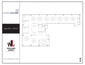 29 N Wacker Dr, Chicago, IL à louer Plan d’étage– Image 1 sur 9