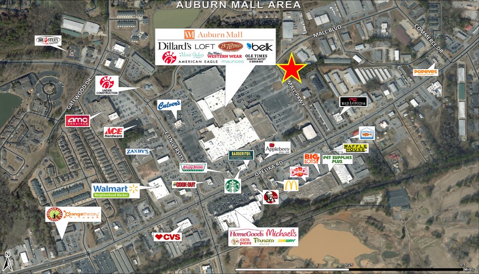 0 Mall Pkwy Mall Pkwy Pky, Auburn, AL à louer - Photo de l’immeuble – Image 3 sur 6
