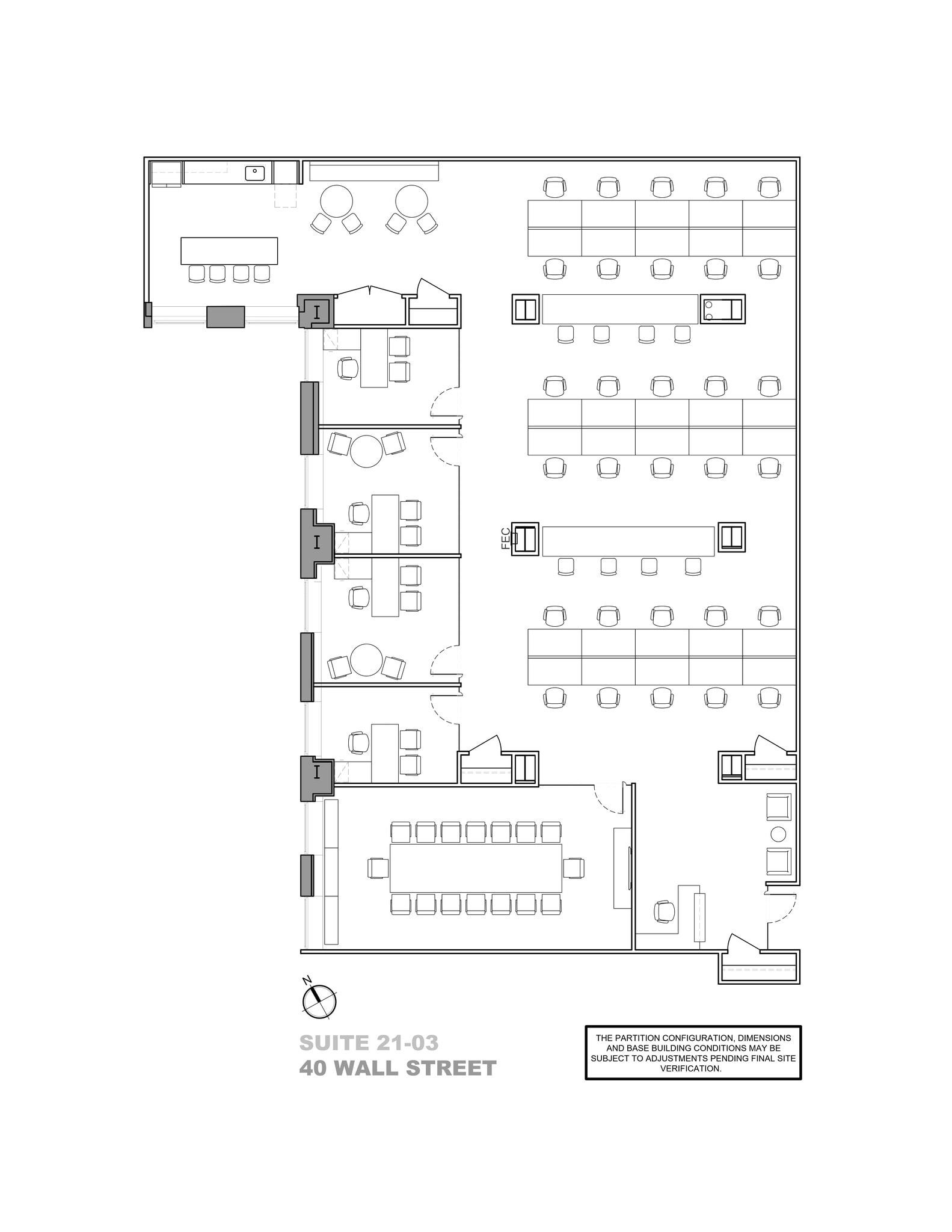 40 Wall St, New York, NY à louer Plan de site– Image 1 sur 4
