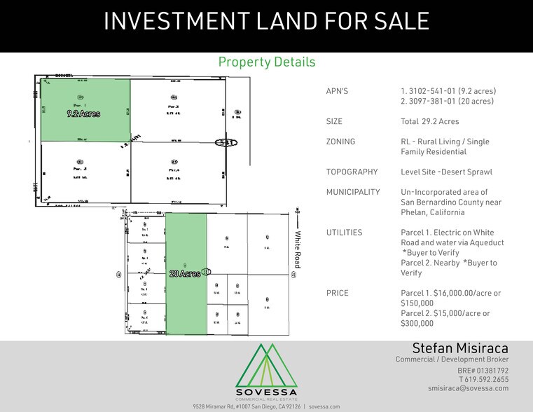 WHITE Rd, Phelan, CA à vendre - Photo de l’immeuble – Image 3 sur 5